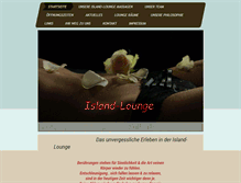 Tablet Screenshot of island-lounge.de